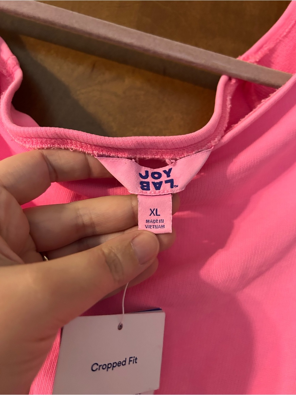 JoyLab Cropped Fit Off-Shoulder Sweatshirt - Picture 3 of 7